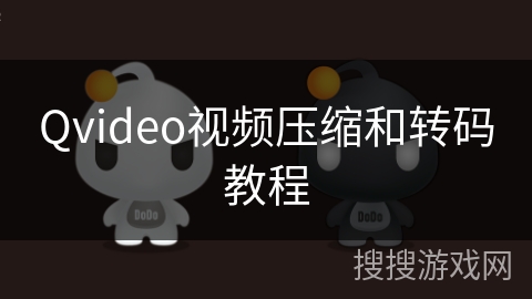Qvideo视频压缩和转码教程