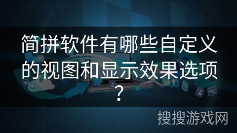 简拼软件有哪些自定义的视图和显示效果选项? 简拼软件有哪些自定义的视图和显示效果选项?