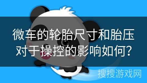 微车的轮胎尺寸和胎压对于操控的影响如何？