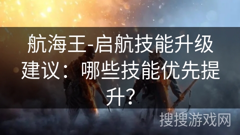 航海王-启航技能升级建议：哪些技能优先提升？