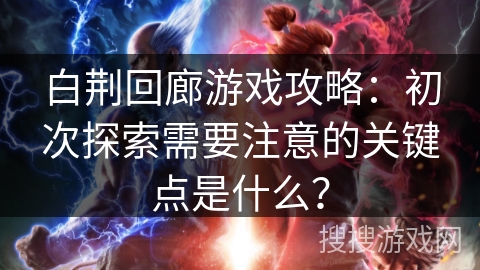 白荆回廊游戏攻略：初次探索需要注意的关键点是什么？