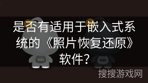 是否有适用于嵌入式系统的《照片恢复还原》软件？