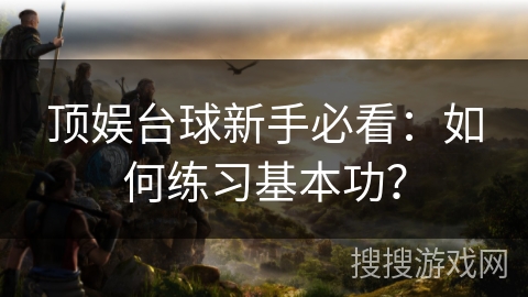 顶娱台球新手必看：如何练习基本功？