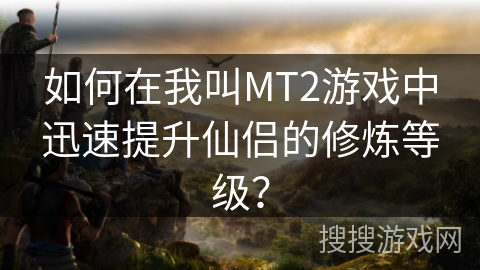 如何在我叫MT2游戏中迅速提升仙侣的修炼等级？