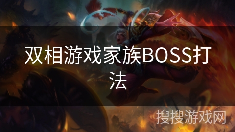 双相游戏家族BOSS打法