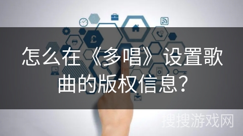 怎么在《多唱》设置歌曲的版权信息？