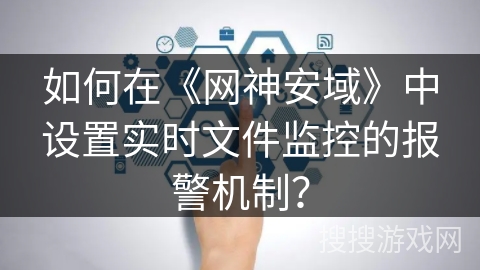 如何在《网神安域》中设置实时文件监控的报警机制？