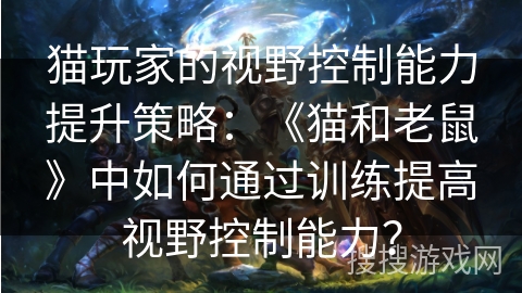 猫玩家的视野控制能力提升策略：《猫和老鼠》中如何通过训练提高视野控制能力？