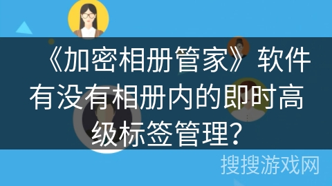 《加密相册管家》软件有没有相册内的即时高级标签管理？