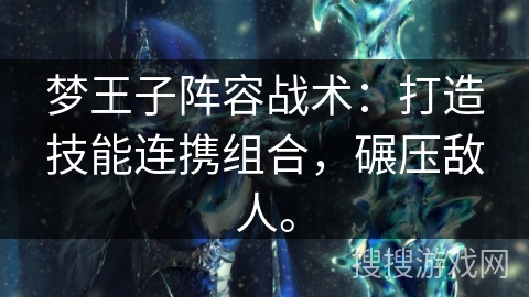 梦王子阵容战术：打造技能连携组合，碾压敌人。
