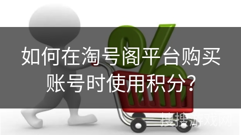 如何在淘号阁平台购买账号时使用积分？