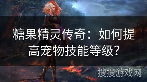 糖果精灵传奇：如何提高宠物技能等级？