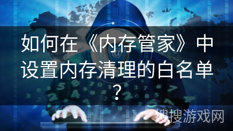 如何在《内存管家》中设置内存清理的白名单？