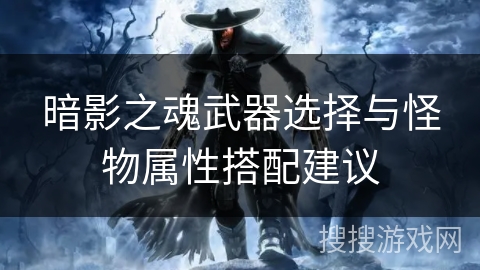 暗影之魂武器选择与怪物属性搭配建议