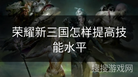 荣耀新三国怎样提高技能水平