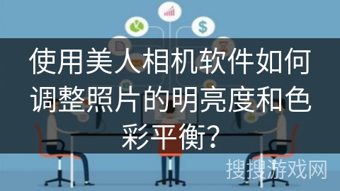 使用美人相机软件如何调整照片的明亮度和色彩平衡？