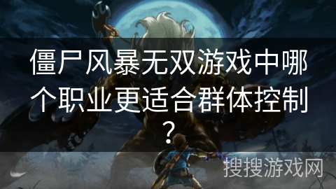 僵尸风暴无双游戏中哪个职业更适合群体控制？