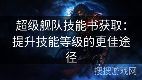 超级舰队技能书获取：提升技能等级的更佳途径
