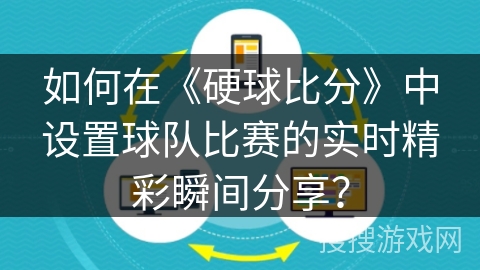 如何在《硬球比分》中设置球队比赛的实时精彩瞬间分享？