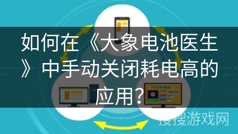 如何在《大象电池医生》中手动关闭耗电高的应用？