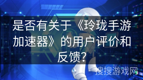是否有关于《玲珑手游加速器》的用户评价和反馈？