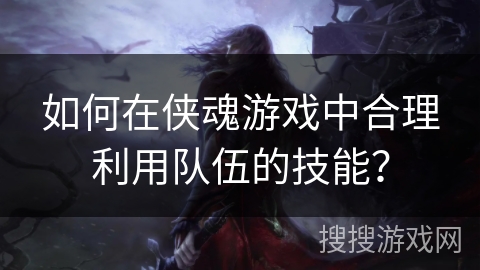 如何在侠魂游戏中合理利用队伍的技能？