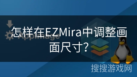 怎样在EZMira中调整画面尺寸？