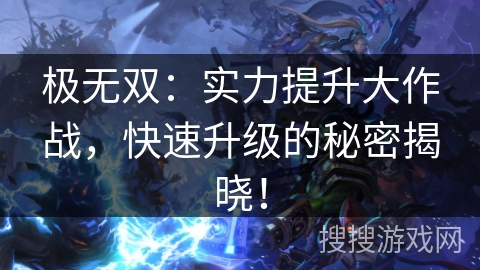 极无双：实力提升大作战，快速升级的秘密揭晓！