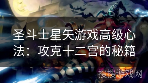 圣斗士星矢游戏高级心法：攻克十二宫的秘籍