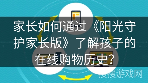 家长如何通过《阳光守护家长版》了解孩子的在线购物历史？