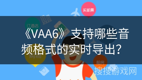 《VAA6》支持哪些音频格式的实时导出？