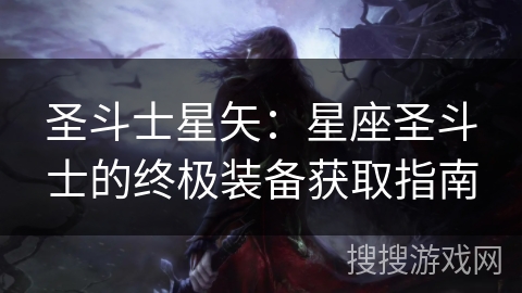 圣斗士星矢：星座圣斗士的终极装备获取指南