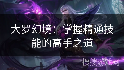 大罗幻境：掌握精通技能的高手之道