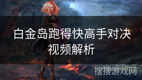 白金岛跑得快高手对决视频解析