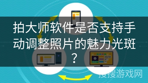 拍大师软件是否支持手动调整照片的魅力光斑？
