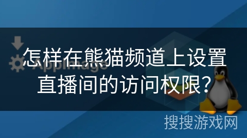 怎样在熊猫频道上设置直播间的访问权限？