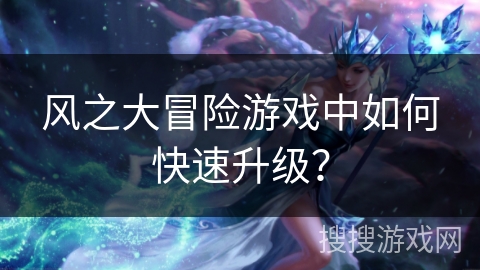 风之大冒险游戏中如何快速升级？
