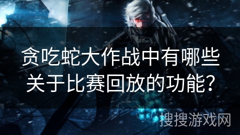 贪吃蛇大作战中有哪些关于比赛回放的功能？