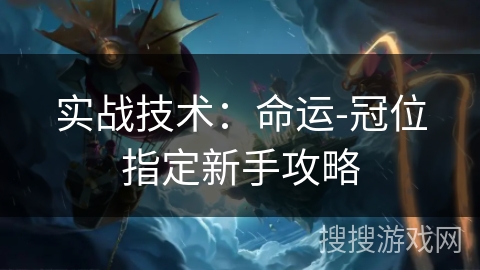 实战技术：命运-冠位指定新手攻略