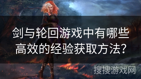 剑与轮回游戏中有哪些高效的经验获取方法？
