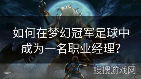 如何在梦幻冠军足球中成为一名职业经理？