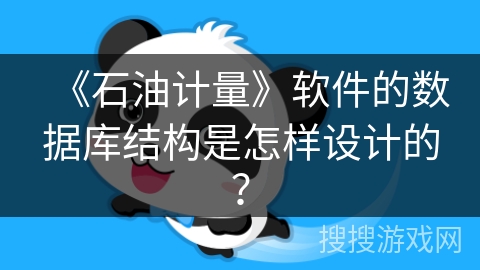 《石油计量》软件的数据库结构是怎样设计的？