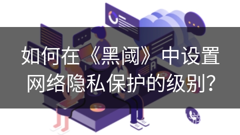 如何在《黑阈》中设置网络隐私保护的级别? 如何在《黑阈》中设置网络隐私保护的级别?
