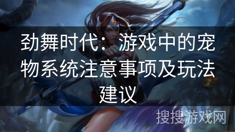 劲舞时代:游戏中的宠物系统注意事项及玩法建议 劲舞时代:游戏中的宠物系统注意事项及玩法建议