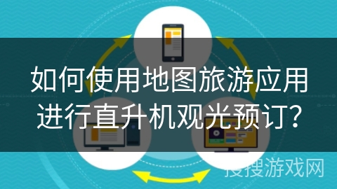 如何使用地图旅游应用进行直升机观光预订？