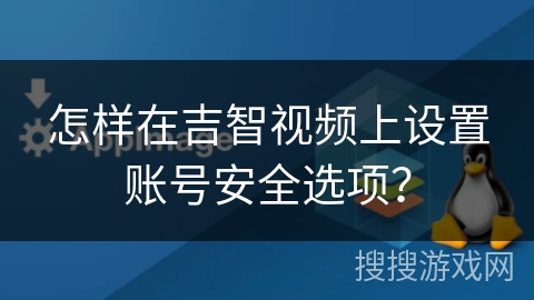 怎样在吉智视频上设置账号安全选项？