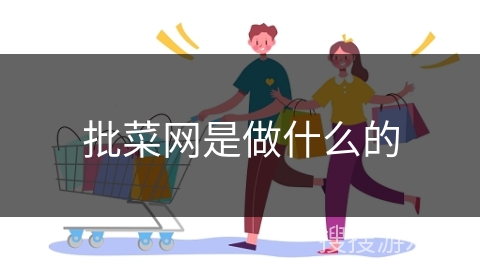 批菜网是做什么的