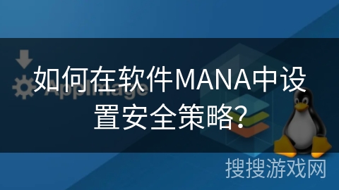 如何在软件MANA中设置安全策略？