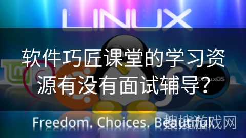 软件巧匠课堂的学习资源有没有面试辅导? 软件巧匠课堂的学习资源有没有面试辅导?