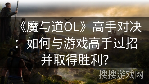 《魔与道OL》高手对决:如何与游戏高手过招并取得胜利? 《魔与道OL》高手对决:如何与游戏高手过招并取得胜利?